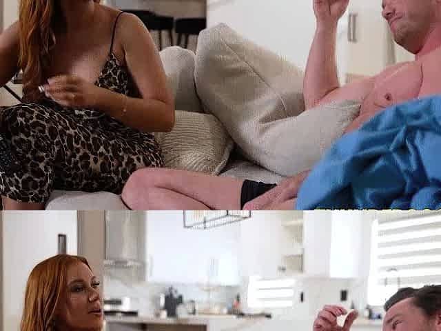My hot wife fucks my friend just to kick him out today