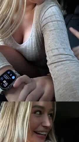 Ema Novak blowjob in the car