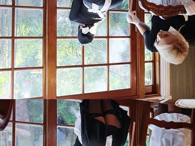 Azul Hermosa's Elegant Interracial Maid Play in Sensuality