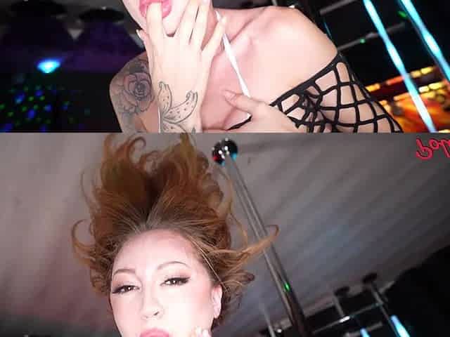 POLE VIXENS - Kendra's Pole Tease Leads to Screaming Perspired Doggy Style Screwing