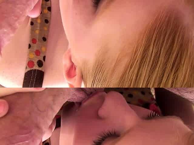 Amateur Blond Give Nice POV Blowjob