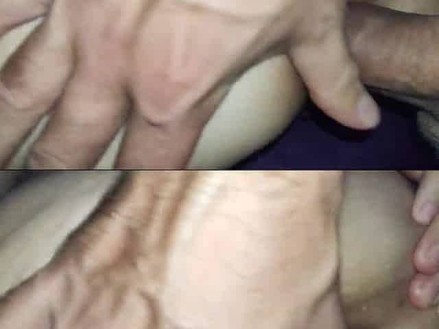 Amateur pov doggy anal with slim older wife