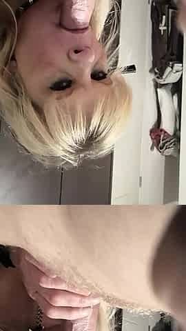 Sexy British Blonde Wants His Cum Down Her Throat