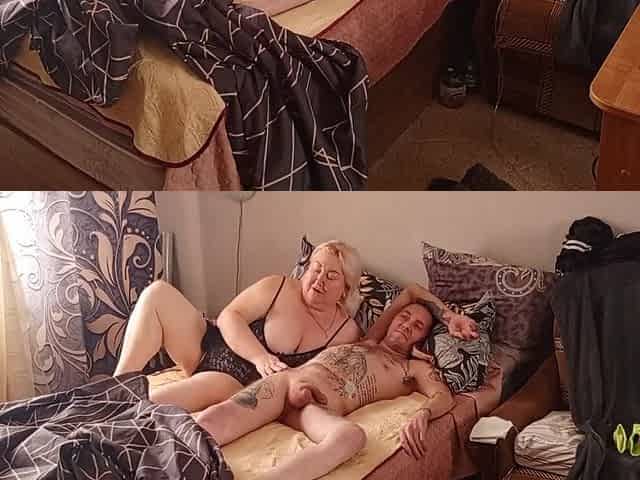 Shared A Bed With My Stepmom Fucked Her In Her Mouth And Pussy Doggy Style
