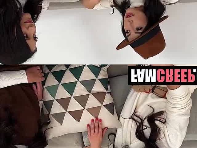 Doggy position Trio Sex