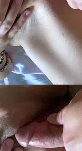 Close up fuck girl in big cock