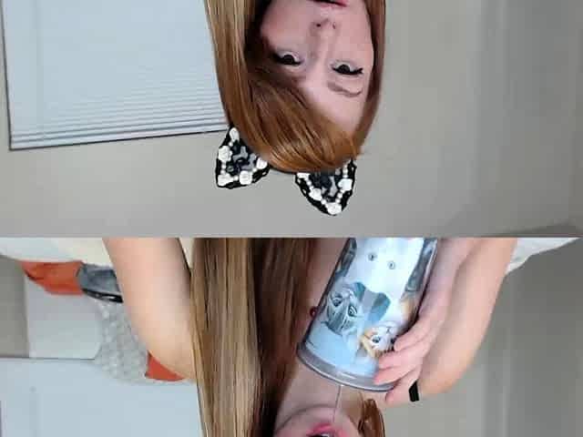 Great Big Boobs On Masturbating Redhead