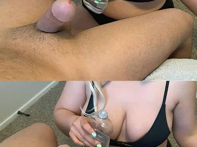 Oiled Titfuck In Sports Brassiere - Penelope Plush
