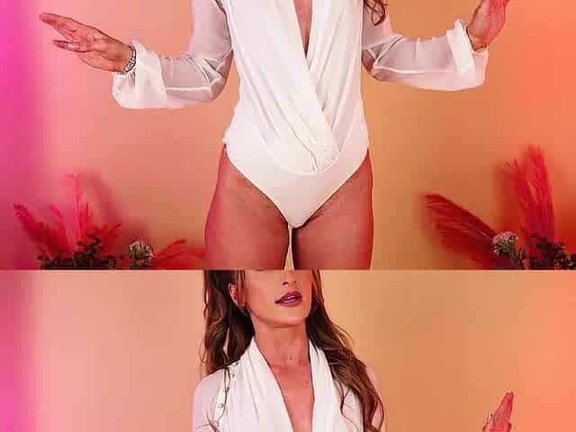 Undressed and White Bodysuit Underware Try On with Hannahjames710