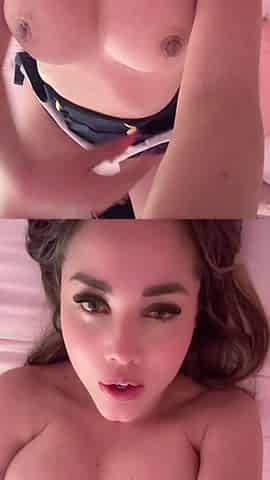 Sucking on My Dildo and Putting in My Pussy