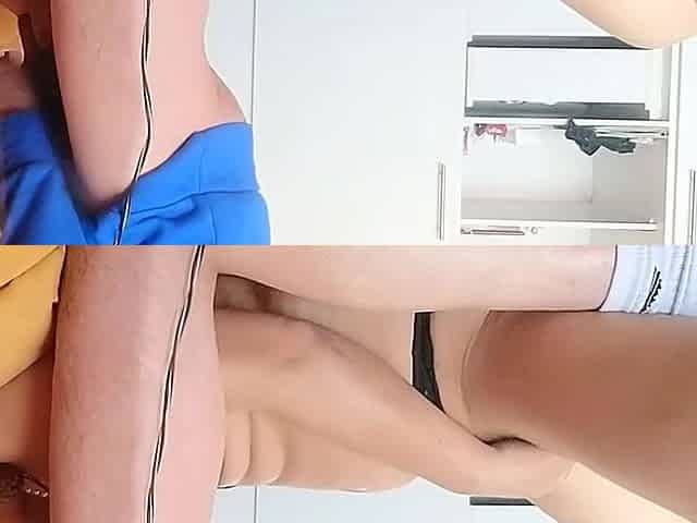 Spied on Our College Stepniece While She Sucks Her Cuz's Huge Cock, She Wants a Cumshot in Her Mouth