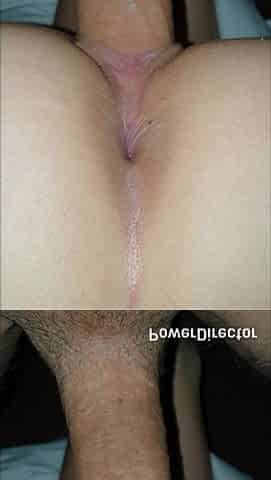 Close up Doggy Style My Pussy Lips Stretch and Grip on Thick Dick