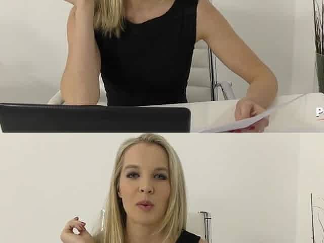 Guy Filled Up Tiffany Tatum & Rose's Throat with Cum After Intensive Twat Pounding in the Office