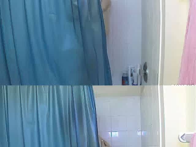 Sexy Amber Sativa is having a shower, when Billy gets in