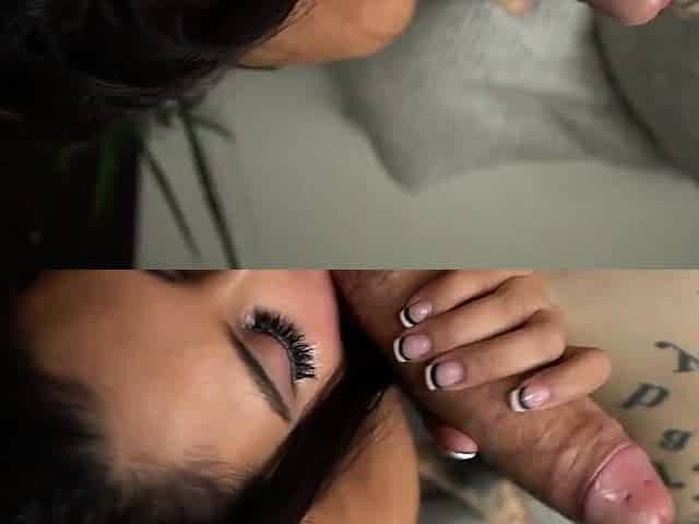 POV Gianna Dior Sloppy Blowjob Rimming and Rough Fucking