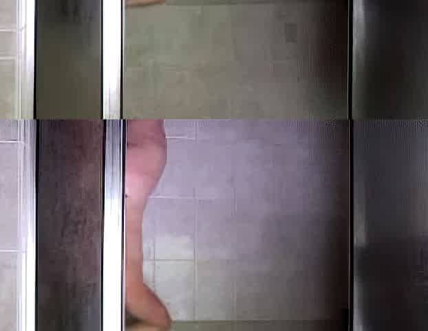 Big-Bottom MILF in the Shower