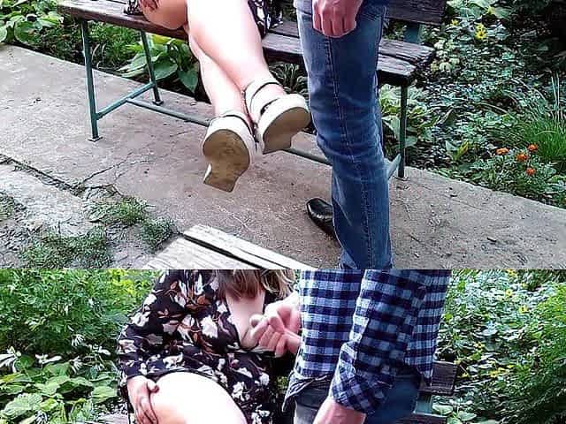 I'm cumming on my Stepmom's undressed feet
