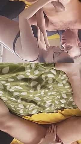 Slutty Secretary Gets Huge Cumshot on Glasses by the Boss