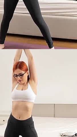 Casting Busty Redhead From Spain with Glasses - Mina Von D