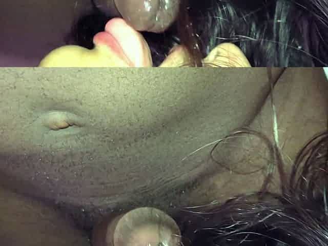 Big cock EXGF interracial busty geek coed blowjob