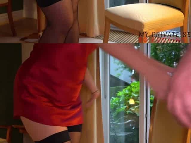 serious business woman with bulky butt has sex with the office boss