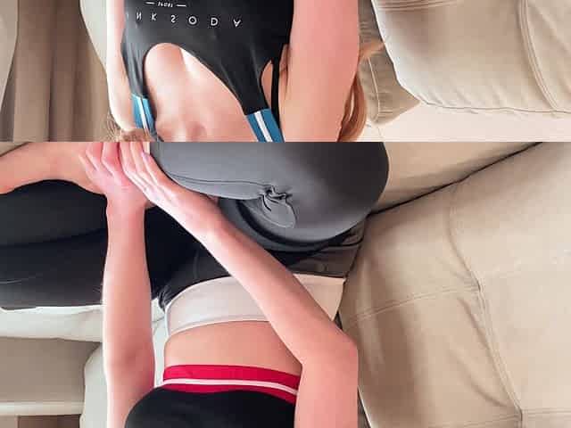 Caught Cheating - Fucking with Lover and Talking to Husband on the Phone - Creampie - Russian Amateur with Conversations