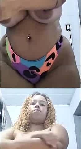 Hot Black Maid Does Some Webcam Black and Ebony