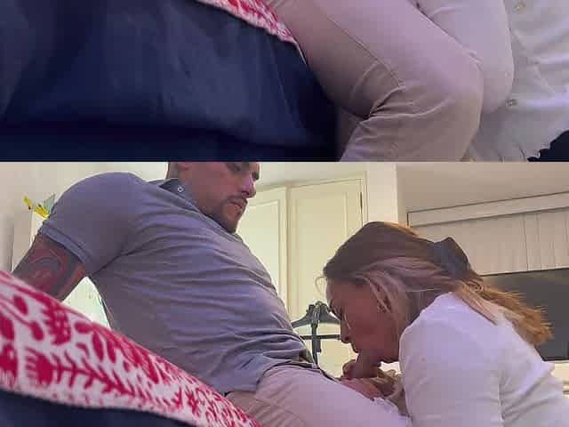 Mexican Hotwife use her deepthroat to take my milk !!!