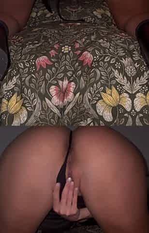 (no Need to Rotate Your Phone) the Party Got Hot in a Leather Mini Skirt and Extra-tiny Thong! Part 1