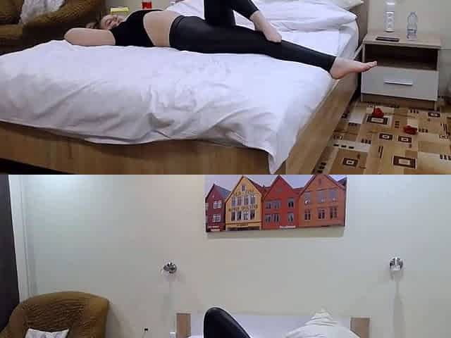 JucieLussie - Teen Girl in Leather Leggings