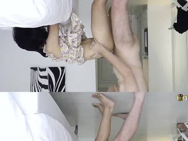 JohnTronX - Screwing a beautful Thai sweetheart in her unshaved vagina