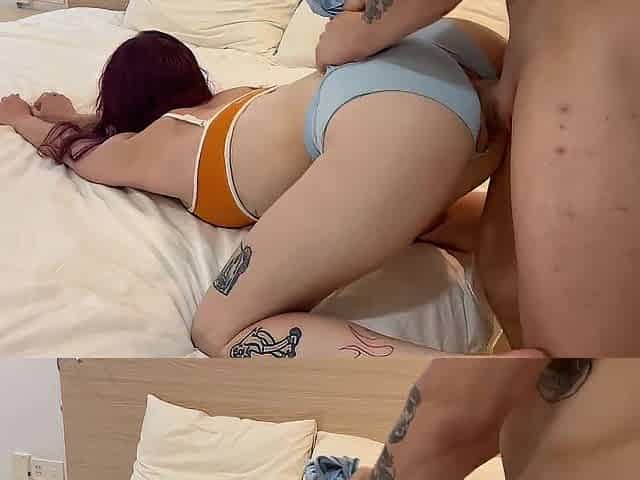 screwed a hotty from the gym, tore her leggings and came inside