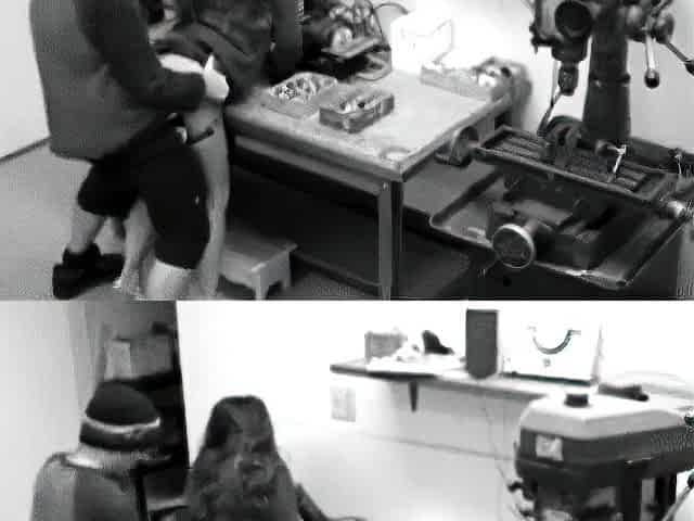 Cute Blonde has sex with a Co worker