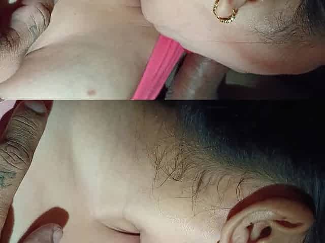 Large Melons Sexy Wife Fellatio