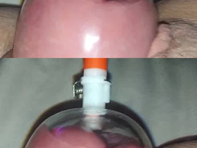 Kinky constricted cunt pump