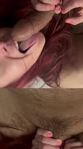 I love sucking his cock