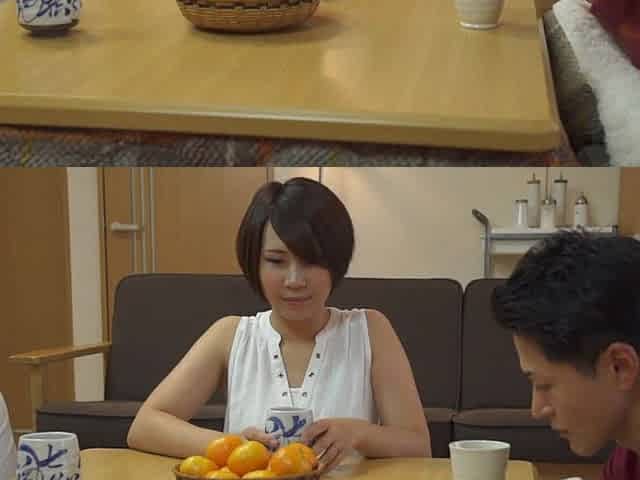Inside the Kotatsu! Playing with My Stepmom's Pussy Until She's Soaking Wet and Excited! -12
