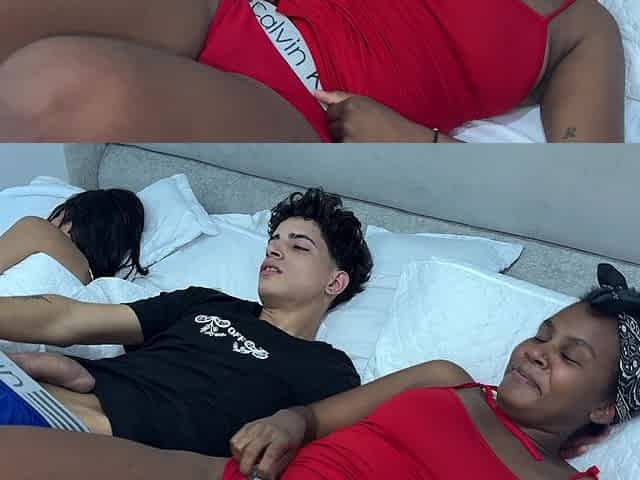 I Share a Bed with My Girlfriend and Her Best Friend and We End up in a Rich Interracial Threesome.