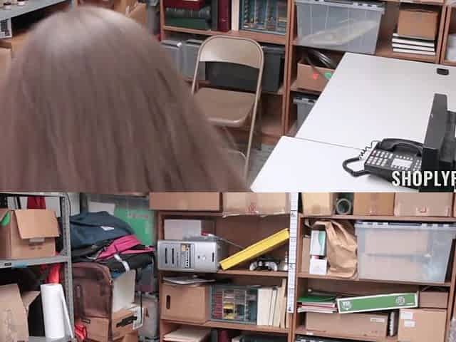 Crazy bitches got caught stealing from the store and pounded hard