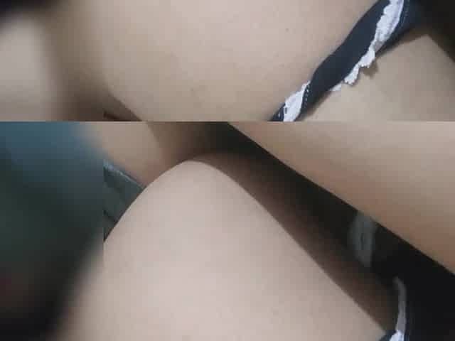 They bang me in the booty 'cuz I'm on my period, how captivating is the milk in my anal opening!!