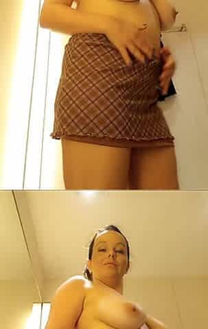 Curvy MILF in Changing Room