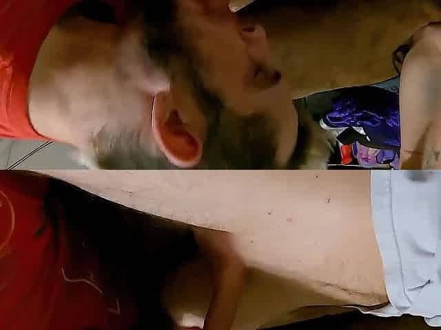milking str8 Erichs BWC until that guy cums all over my face