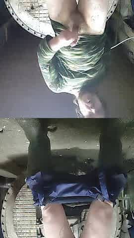 Overweight-assed russian homo masturbates on camera