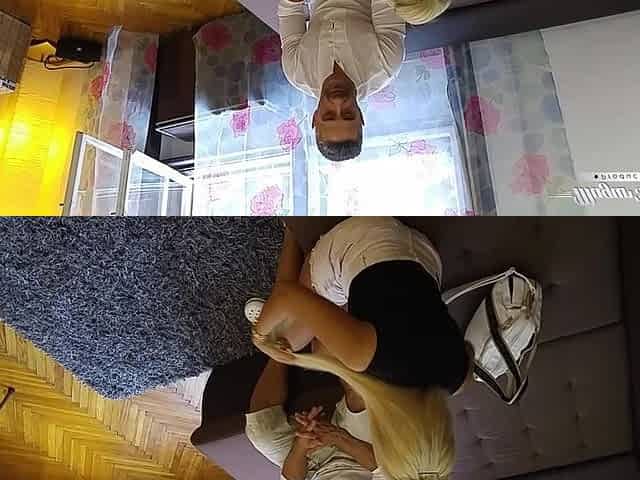 Behind the Scenes of Big Tit Blonde Sunny Herrera Fucked During Massage
