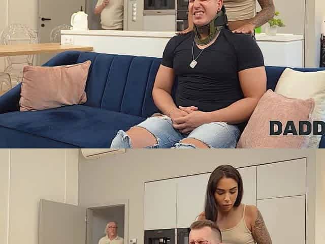 DADDY4K. Spoon position feels when cheating. Hawt episode with Ebony Beauty