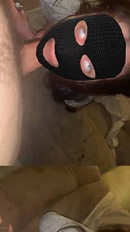Cumslut sucking my fat white cock