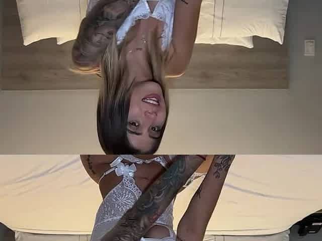 teen in lingerie wants cock to destroy her anal