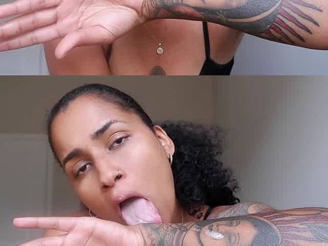 Spit and Hand Fetish