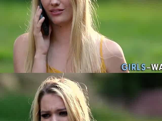 Blonde Lesbian Teenager 18+ With Small Tits