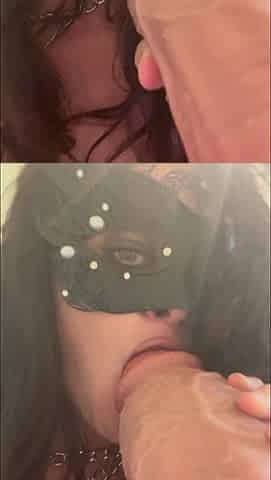 Slut Licks Her Xxl Dildo and Rubs It Between the Tits and Her Cunt